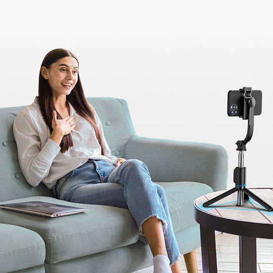 Dudao Selfie Stick With Remote Control Bluetooth Black 304004-204528