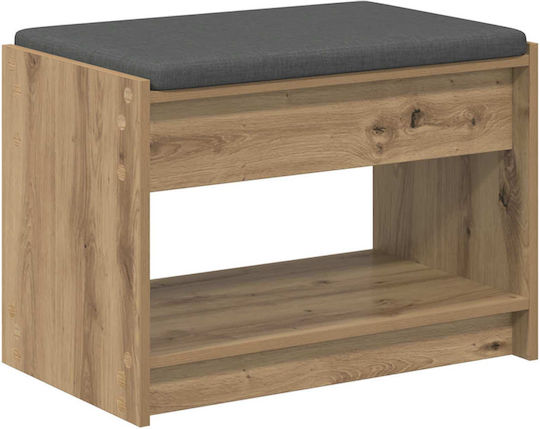 Hallway Furniture with Bench Artisan Oak 63x38x45 cm