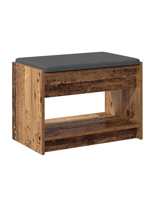 Hallway Furniture with Bench Old Wood 63x38x45 cm