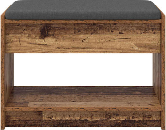 Hallway Furniture with Bench Old Wood 63x38x45 cm