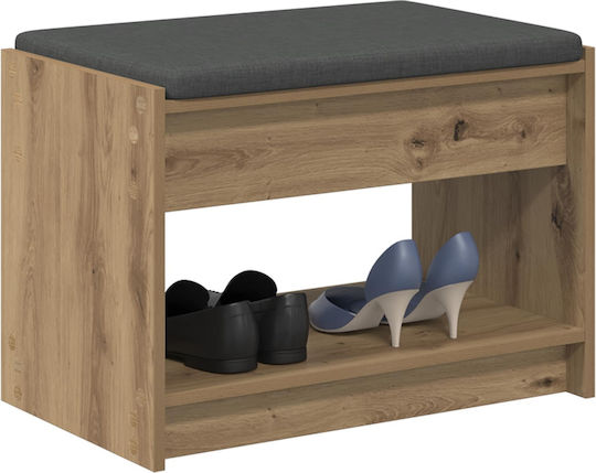 Hallway Furniture with Bench Artisan Oak 63x38x45 cm