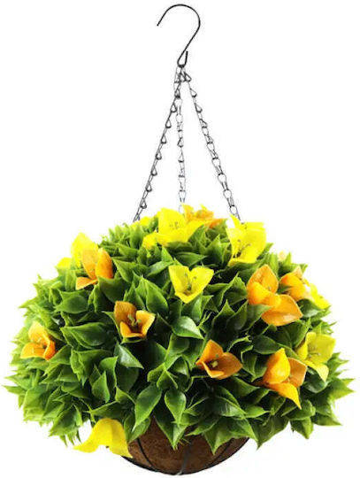 Decorative Greenery Hanging Basket Ø28cm Hd Bougainvillea