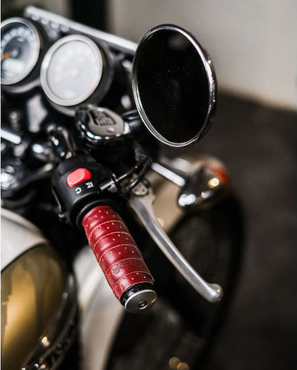 Trip Machine Motorcycle Protective Gear Handles Red