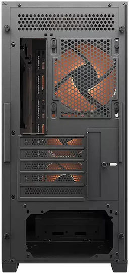 Cougar MX600 Mini V2 Pro Gaming Мини Кула Кутия За Компютър Със Страничен Прозорец И ARGB Осветление Черна