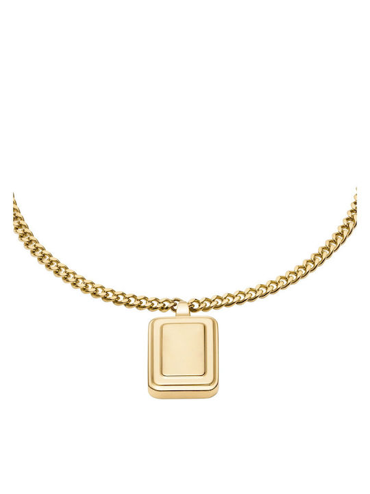 Fossil Women's Gold Plated Steel Bracelet Fossil Women's Gold Plated Steel Bracelet