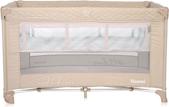 Lorreli Noemi Playpen 2 Levels With Mattress Green