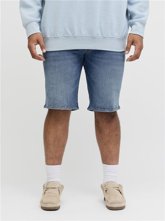 Jack & Jones Jjirick Ανδρική Βερμούδα Τζιν Μπλε