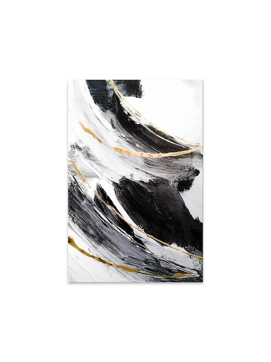 Megapap Golden and Silver Reflections Painting on Canvas 50x75cm