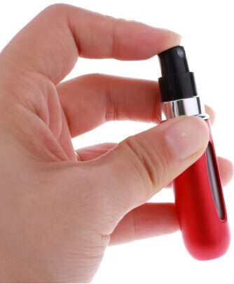 Sticluță Reîncărcabilă pentru Parfum 5ml Roșie Er D L