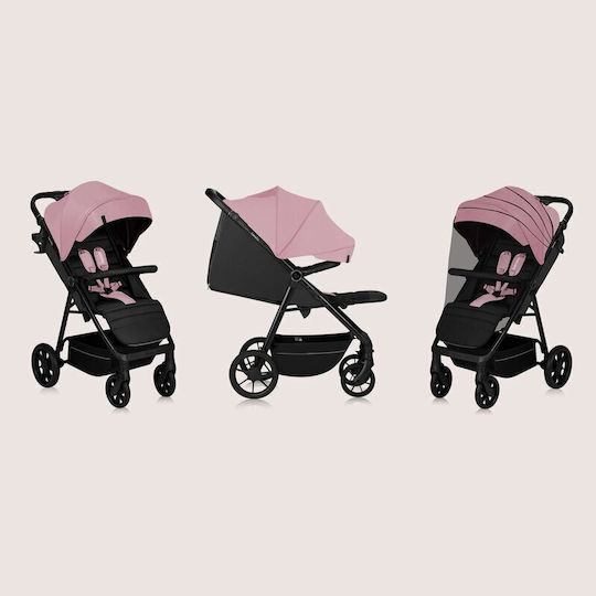 Lionelo Mira Cărucior Cu Umbrelă Potrivit De La 6+ Luni Roz 10kg