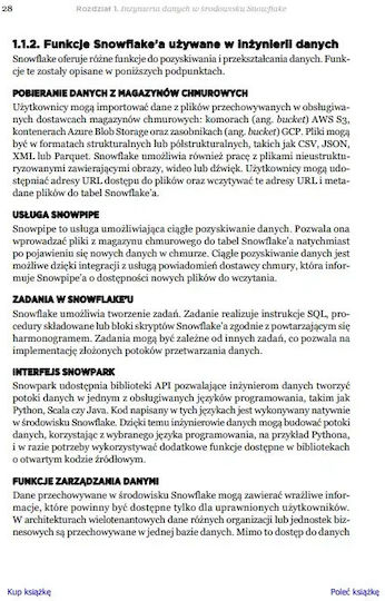 Snowflake. Nowoczesna Inżynieria Danych W Praktyce