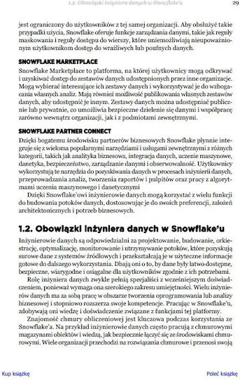 Snowflake. Nowoczesna Inżynieria Danych W Praktyce