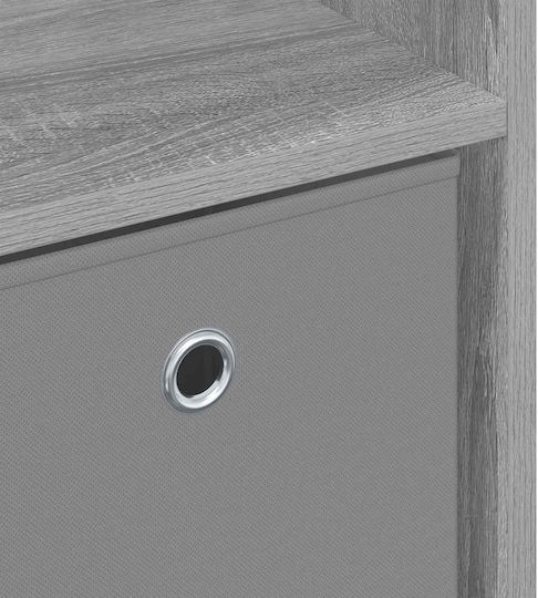 Wooden Storage Drawers with 3 Drawers M88.5xW29xH84.5cm