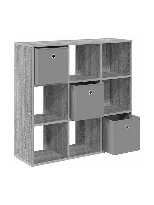 Wooden Storage Drawers with 3 Drawers M88.5xW29xH84.5cm
