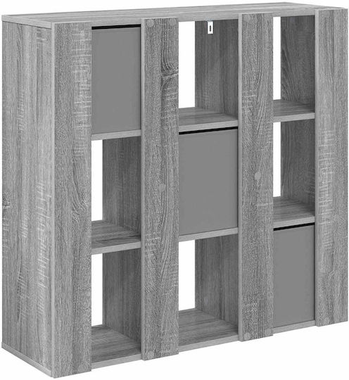 Wooden Storage Drawers with 3 Drawers M88.5xW29xH84.5cm