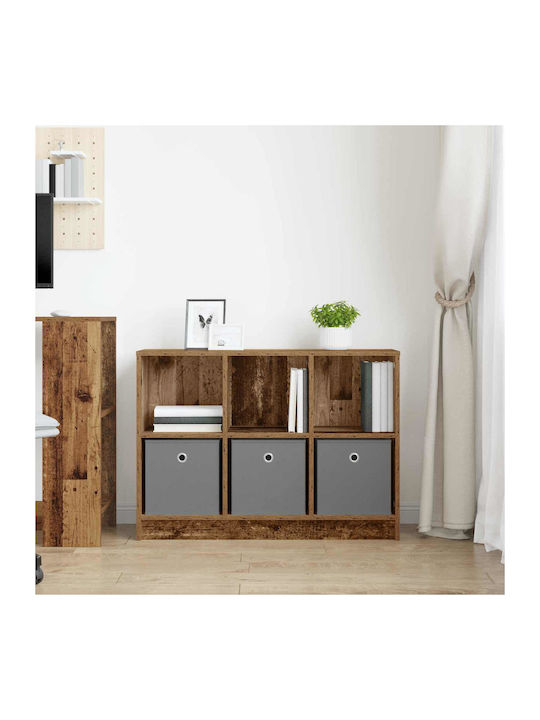 Wooden Storage Cabinet L88.5xW27.5xH63.5cm