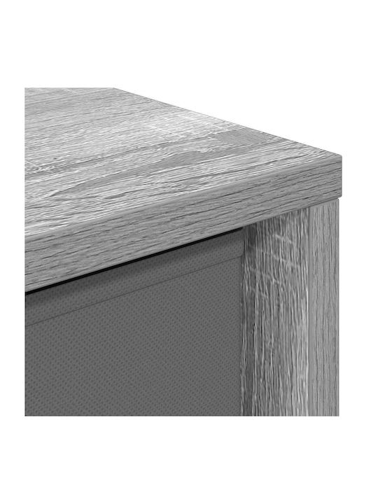 Wooden Storage Drawers with 4 Drawers L59.5xW27xH57cm