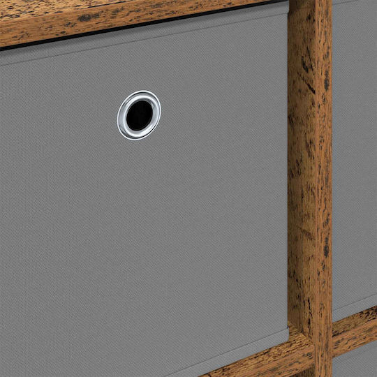 Living Room Cabinet Made of Particle Board Old Wood 49.5x22x47cm