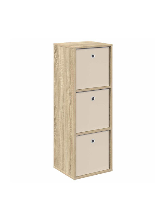 Wooden Storage Cabinet with 3 Drawers M35xW32xH99.5cm