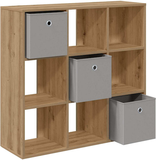 Ντουλάπι Σαλονιού από Μοριοσανίδα Artisan Oak 88.5x29x84.5cm