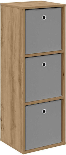 Wooden Storage Drawers with 3 Drawers M35xW32xH99.5cm