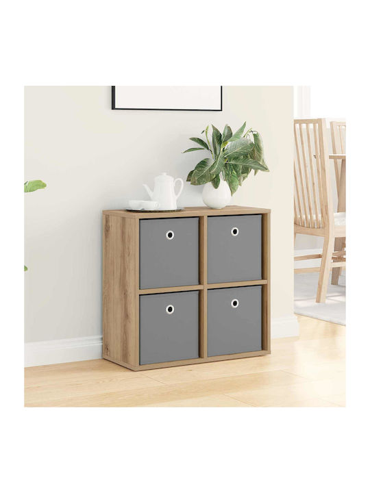 Storage Drawer Wooden W59.5xD27xH57cm