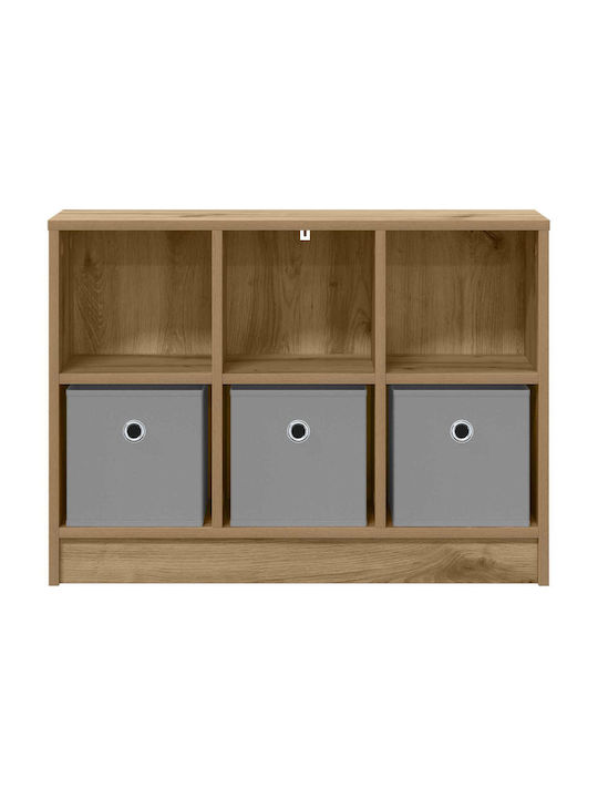 Artisan Oak Bookcase 73.5x22.5x53.5cm