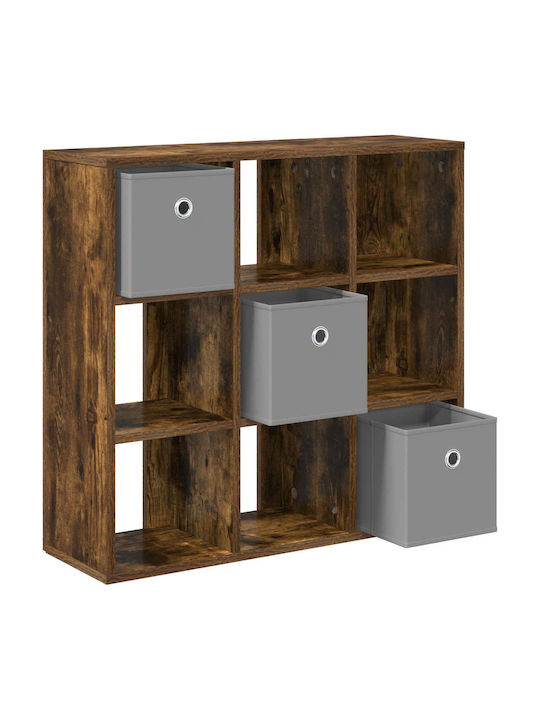 Wooden Storage Cabinet with 3 Drawers M73.5xW24xH69.5cm