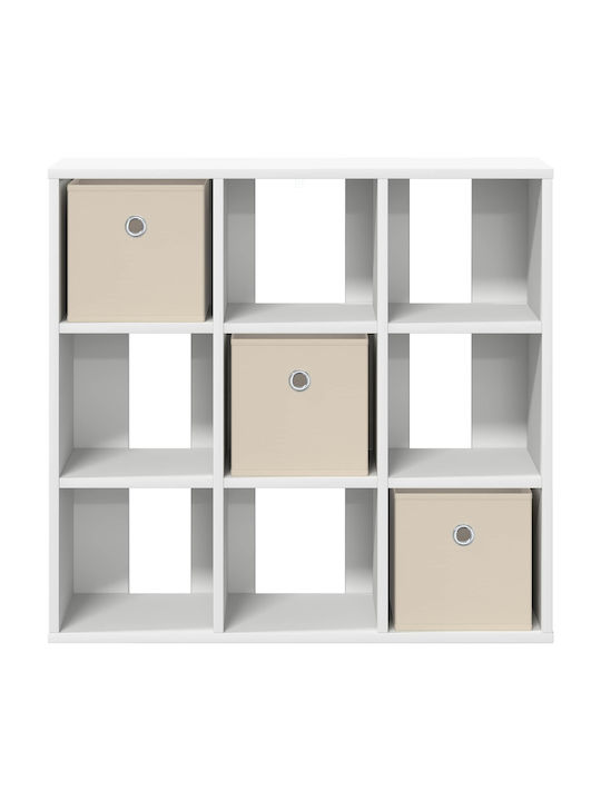 Wooden Storage Cabinet with 3 Drawers M73.5xW24xH69.5cm