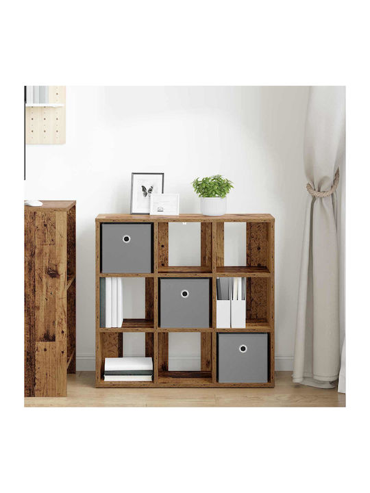 Wooden Storage Cabinet with 3 Drawers M73.5xP24xH69.5cm