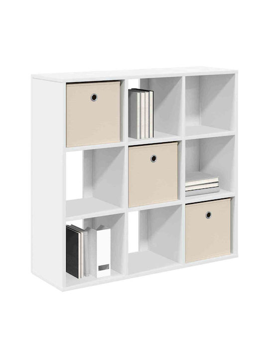 Wooden Storage Drawers with 3 Drawers M88.5xW29xH84.5cm