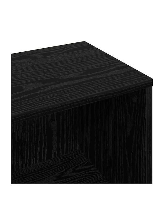 Ντουλάπι Δαπέδου Μαύρη Οξυά 88.5x27.5x63.5εκ.