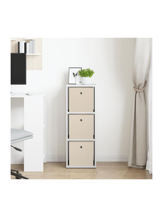 Storage Drawer Wooden with 3 Drawers M30.5xW27xH84.5cm