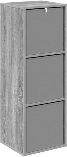 Wooden Storage Cabinet with 3 Drawers M35xW32xH99.5cm