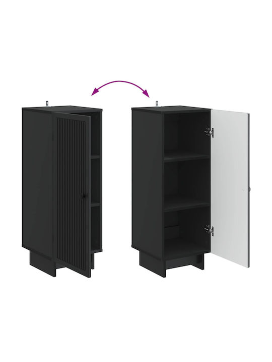 Cabinet De Pardoseală Negru 33x34.5x90cm
