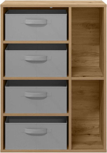 Wohnzimmerschrank aus Spanplatte Artisan-Eiche 60x33,5x84 cm