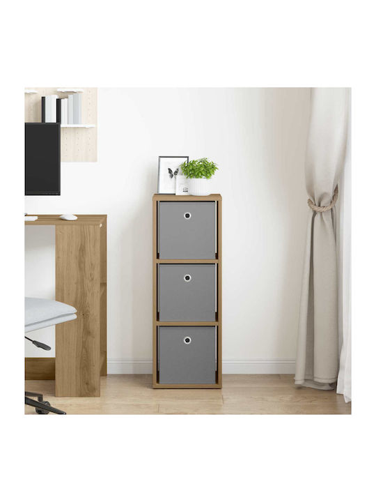 Storage Drawer Wooden with 3 Drawers M30.5xW27xH84.5cm