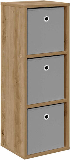 Storage Drawer Wooden with 3 Drawers M30.5xW27xH84.5cm