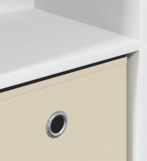 Wooden Storage Drawer Chest with 3 Drawers M73.5xW22.5xH53.5cm