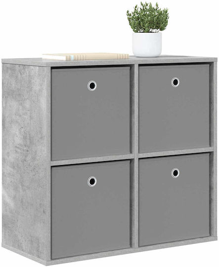 Wooden Storage Drawer Chest with 4 Drawers M68.5xW32xH67cm