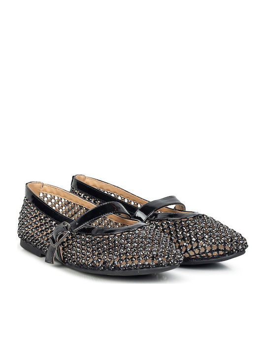 Alma en Pena Women's Ballerina Shoes In Black Colour