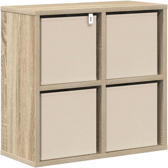 Cabinet De Depozitare Din Lemn Cu 4 Sertare L49.5xL22xH47cm