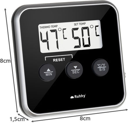 Ruhhy Digital Oven Thermometer with Probe
