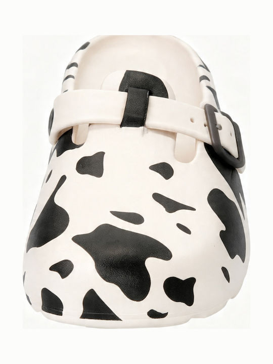 Jomix Damen Holzschuhe Weiße