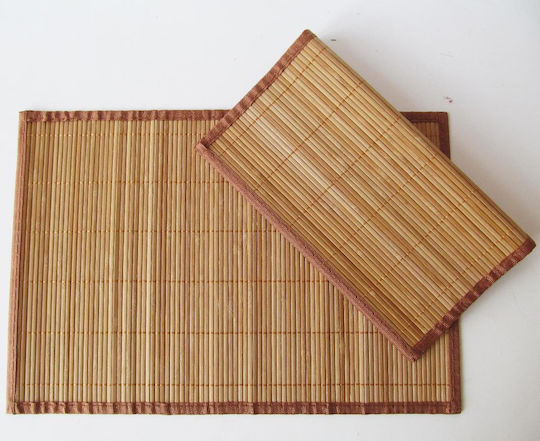 Σουπλά Μπαμπού 45x30cm 2τμχ