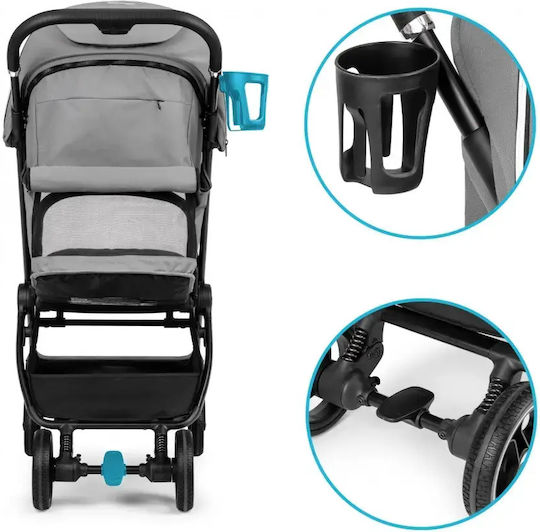 Kidnort Carucior Pentru Bebe Potrivit Pentru Nou-Născut Gri