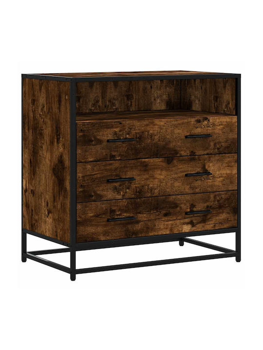 Συρταριέρα Креватокамарас от Дърво и Метал Smoked Oak 70x41x70бр