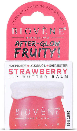 Biovene Barcelona Strawberry + Niacin Lip Butter Balm After Glow Fruity 8g