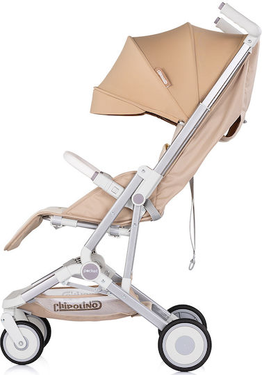 Chipolino Pocket Sport Stroller Καρότσι Μπαστούνι Kατάλληλο για Nεογέννητο Μπεζ 7kg