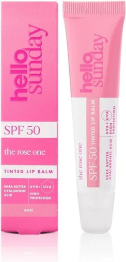 Hello Sunday Lip Balm SPF50 Rose 15ml